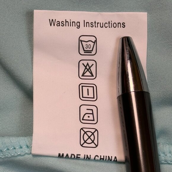 Tanmolo V-Neck Activewear Top Womens Sz S Mint Green Perforated Cap Sleeves NWT - Picture 16 of 16